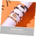 EXCEART 1 Set Decor Bracelets Beads Bead Stretch Bracelet Women Beaded Bracelet Wrist Jewelries Bracelet Elastic Bracelet for Women Elastic Bracelet Charm Miss Polymer Clay Jewelry - Buy Online on GoSupps.com