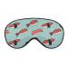 Sushi and Rolls Japanese Food Sleep Mask Eye Cover for Sleeping Blindfold with Adjustable Strap Blocks Light Night Travel Nap for Men Women