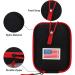 USA Flag Hard Shell Rangefinder Case for Tectectec, Callaway - Customizable with Your Name - Black with Red Edge | Craftsmangolf.com - Buy Online on GoSupps.com