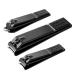 Yue668 2020 Nail Clippers Set Stainless Steel Fingernail and Toenail Clipper Cutter (Black)