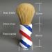 AnSafe High Quality Rayon Hair Shaving Brush - Handmade Resin Handle Beard Soap Foam Brush (Color A) - International Shipping Available - Buy Online on GoSupps.com