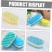 Healeved 6pcs Three Layer Bath Sponge Set | Exfoliating Loofah and Body Scrubber for Dead Skin Removal - Perfect for Shower & Bath - Buy Online on GoSupps.com