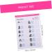 FRCOLOR 36 Sheets Coloring Exercise Book Nail Practice Book Acrylic Nail Practice Mat Nail Art Stamps Stencil Nail Supplies for Nail Techs Nail Art Tools Training Card Paper Manicure White - Buy Online on GoSupps.com