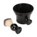 Premium Shaving Brush & Bowl Set | Soft Synthetic Bristles for Men's Grooming | Ideal for Barbers & Home Use - Buy Online on GoSupps.com
