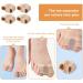 4pc Toe Separator Set for Bunions, Overlapping Toes, Plantar Fasciitis | Men & Women | Includes 2 Bunion Correctors | Night Splint Included - Buy Online on GoSupps.com