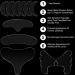 Cyleibe Anti-Wrinkle Silicone Pads - 11pcs Reusable Forehead & Chest Pads for Dry Skin - Buy Online on GoSupps.com