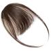 Clip in Fringe Bangs Human Hair Extensions #2 Dark Brown (3g) - Buy Online on GoSupps.com