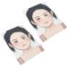 2 Pieces Makeup Faces Practice Board Reusable Face Painting Practice Board Display Tool Colored Exercise Template for Halloween Stage Home Face Skin Eye Lash Make Up - Buy Online on GoSupps.com