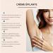 Hair Removal Cream for Intimate Areas | 150 ml No-Shave Skin Lotion - Cream for Hair Removal on Intimate Areas Underarms Arms Elbows Chest and Body - Buy Online on GoSupps.com
