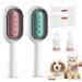 Cat brush with water tank cats brush with wet wipes Cleaning brush for animal hair multifunctional animal hair remover Ideal for massage care and hair removal (long hair green+pink)