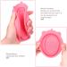 Unaone 2 PCS Makeup Brush Cleaning Mat - Silicone Pad & Foldable Bowl for Brushes & Sponges - Pink & Green - Buy Online on GoSupps.com