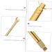 PACKOVE 3pcs Professional Brass Ear Cleaning Tools Kit Earwax Removal Tools for Wax Removal and Canal Massage Yellow - Buy Online on GoSupps.com