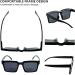 Eyekepper 4-Pack Stylish Bifocal Reading Glasses for Women - +2.50 Grey Lens Readers - Buy Online on GoSupps.com