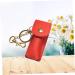  Beatifufu 1 Pc Keychain for Lipstick Case Portable Leather Lipstick Pouch Lipstick Holder Moisturizing Travel Lipstick Storage Keychain Cover - Buy Online on GoSupps.com