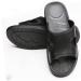 Veemoon Black Leather Slides - Anti-static Couple Slippers and Work Shoes - Buy Online on GoSupps.com