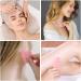 Uraqt Gua Sha - Heart Shape Jade Facial Massage Tool for Skin Care Tension Relief & Beauty | Pink Guasha Board for Face Eyes & Neck - Buy Online on GoSupps.com