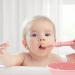 Vicloon Baby Fork and Spoon Set - 3Pcs Silicone Weaning Spoon Set for Self Feeding, Easy Grip Toddler Cutlery Kit - Pink - Buy Online on GoSupps.com