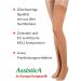 Buy 23-32 mmHg Assistica Medical Compression Stockings - Open Toe Support Stockings for Men & Women Large (170-182 cm) Beige with Silicone Tape - International Shipping - Buy Online on GoSupps.com