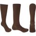 Chic Diary Compression Stockings for Men & Women | Thrombosis Socks for Running Travel & Pregnancy | L-XL Coffee Brown - Buy Online on GoSupps.com