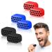 Akjaxqu 6 piece Jawline trainer silicone jaw trainer jaw muscle trainer pine exercise for men and women facial muscle trainer for toning face formation