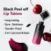 MILKTOUCH Summer-proof Lip Combo Black Peel Off Lip Tattoo #02 Black Plum + Collagen Lip Balm #Berry Tart - Buy Online on GoSupps.com