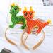 TQUXNGA Cartoon Stuffed Dragon Shape Hairband Photography Hair Holder New Year Party Headband for Girls Women Multiple Color Gold - Buy Online on GoSupps.com