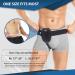 Hilph Hernia Belt: Flexible Adjustable Support Truss for Inguinal Groin Hernias - Pain Relief for Men and Women - Removable Compression Pads - Left and Right Wearable - Buy Online on GoSupps.com