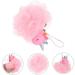 MERRYHAPY Unicorn Bath Ball Exfoliator Sponge - 2pcs Loofah for Infants | Bubble Bath & Body Scrubber for Baby Girls | Pink Bathing Essential - Buy Online on GoSupps.com