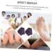 5 Pairs Moisturizing Socks Feet Moisturizer Socks Lotion Foot Spa Socks Tooth Gems Gel Sock Dry Feet Yoga Socks Ankle Socks Anti-Crack Socks Heel Silicone Breathable Socks Purple 19x13.5cm - Buy Online on GoSupps.com