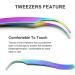 Nagaraku DIY Self-Transplantation Eyelash Extension Tweezers | Stainless Steel Curve Makeup Tool for Clusters & Individuals | Aperture D-01 Special for Home Use - Buy Online on GoSupps.com