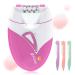 Epilier face wireless electrical facial epilator for hair removal epilator women and bikini trimmer with LED light for bikini legs poor purple02