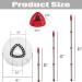 ANREKEYH Spin Mop Set with 2 Refills and Handle Replacement - White (1 Tank System) - Buy Online on GoSupps.com
