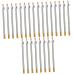 Beavorty Eyebrow Pencil 24 pcs Eyebrow Strokes Pencils Brighten Tool -in- Eyeliner Pen Sharpener with Makeup Girls Pencil Brow Pencil 1 count (Pack of 1) As Shownx3pcs