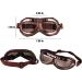 Peicees Trapper Aviator Hat and Goggles Set - Camel Hat with Fur Ear Flap and Cooper Frame/Clear Lens - Buy Online on GoSupps.com