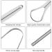 3 Pcs Stainless Steel Tongue Scraper Set - Oral Care Metal Tongue Cleaner for Fresher Breath - Adults & Kids - Buy Online on GoSupps.com