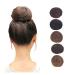 Messy Bun Hair Piece for Women Straight Hair Bun Chignon for Women Synthetic Hairpieces Short Ponytail Hair Extensions Elastic Drawstring Ponytail Hair Bun Extensions Fake Hair Accessories for Women 588