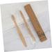 Eco-Friendly Soft Bristle Toothbrush Set - 6 Disposable Natural Wooden Toothbrushes for Travel - Landfill-Safe & Biodegradable - Buy Online on GoSupps.com
