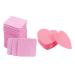 BESTYASH Lingettes de Colle pour Ongles 400 Pi ces Format Compact Coton Non Pelucheux Dissolvant Vernis Femmes Usage Maison et Voyage Forme C ur Rose
