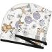 Cute Animal Doodle Microfiber Hair Towel Super Absorbent Quick Dry Turban for Curly Long Thick Hair | Hair Wrap Bonnet Cap for Women Girls & Kids - Buy Online on GoSupps.com