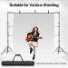 GLOSHOOTING 8.5x10ft Heavy Duty Backdrop Stand for Photoshoot - Adjustable Photography Background Support System Kit with Carry Bag for Photo Video Studio, Parties, Wedding - Buy Online on GoSupps.com