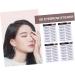 BIUDECO Authentic Eyebrows 4pcs Eyebrow Stickers Waterproof Makeup Eyebrow Transfers Stickers Eyebrow Tool Applique 4d Cosmetic 21x15cm Brown - Buy Online on GoSupps.com