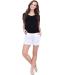 Maternity Shorts Pants Trousers with Over Bump Panel - Mija 1047, Size 3XL White - Buy Online on GoSupps.com