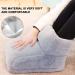 Buy Lyeiaa Electric Foot Warmer - Super Soft Heating Pad for Cozy Feet - Gray | Goodbye Cold Feet in Bed! - Buy Online on GoSupps.com