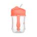 Dr. Brown's Milestones Baby's First Straw Cup Sippy Cup 6m+ Coral 9oz BPA Free - Buy Online on GoSupps.com
