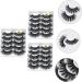 FRCOLOR 15 Pairs False Eyelashes Natural False Eyelashes Bulk Makeup Cross Natural Look Lashes Beauty Lashes Girl Cosmetics False 104X89X15CM Black - Buy Online on GoSupps.com