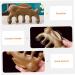 Beavorty 4-Piece Green Sandalwood Massage Comb Set - Multi-Tool for Women | Gua Sha Hairbrush & Beard Comb | Ideal Gift for Hair & Face Massage - Buy Online on GoSupps.com