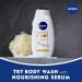 Nivea Pampering Body Wash â€“ Vanilla & Sweet Cream 20 fl oz | Hydrating Cleanser - Buy Online on GoSupps.com