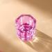 Miaija 2 Pieces Pink Nail Art Glass Crystal Cup Professional Manicure Tint Pot Nail Art Powder Dish Mini Bowl Cups for Nail Art Tools - Buy Online on GoSupps.com