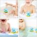 OFKPO Water Thermometer - Cute Blue Bear Baby Bath Thermometer & Floating Toy for Safe Baby Baths - Buy Online on GoSupps.com