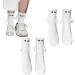 Funny Couple Socks Magnetic Hand in Hand Socks Magnetic Magnet Holding Hand Couple Socks Magnetic Sucktion 3d Doll Couple Socks Big Eye Socks for Couples Friends Sisters Lovers (2p white)